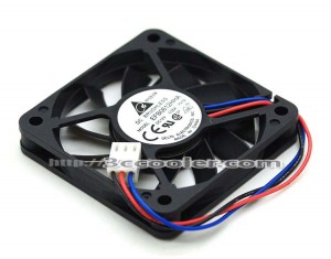 Delta 6CM 6010 EFB0612HHA DC12V 0,15A 3 Wires 3 Pins Case Fan
