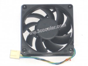 Delta 7015 7CM AFB0712HHB 6U57 12V 0.45A 4 Wires Cooler Fan