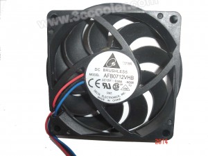Delta 7015 7CM AFB0712VHB 5G98 12V 0.55A 3 Wires Cooler Fan