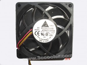 Delta 7015 7CM AFB0712VHB 4Y18 12V 0.55A 4 Wires Cooler Fan