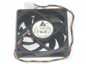 Delta 7015 7CM AUB0712MB 7L10 12V 0.24A 4 Wires Cooler fan