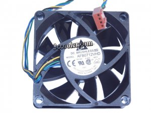 Delta 70*20MM AFB0712VHD DC12V 0.4A 4 Wires 4 Pins 7CM CPU case Fan