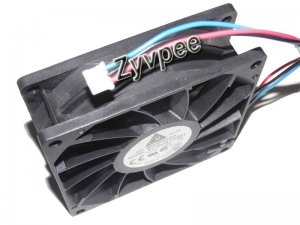 Delta 8025 FFB0812SH DC12V 0.60A 3 Wires 3 Pins Axial Violent Case Fan