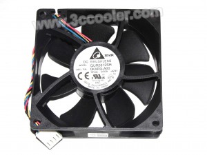 Delta 8025 8CM QUR0812SH AZ41 DELL 0KXRX-A00 12V 0.5A 4 Wires Cooler Fan