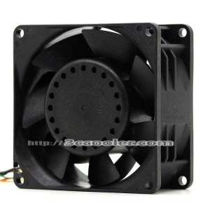 Delta 8038 8CM PFR0812XHE DC12V 4.90A 4 Wires 8 Pins Case Fan Car booster fan