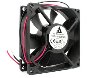 Delta 80mm AFB0824SH 24V 0.33A 2 Wires 8CM Inverter Cooling Fan 80x25mm