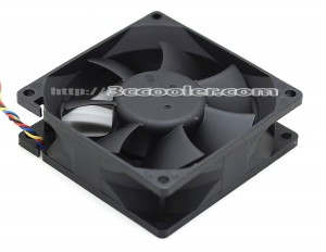 Delta 8CM 8025 AFB0812SH DC12V 0.51A 4 Wires 4 Pins PWM Case Fan