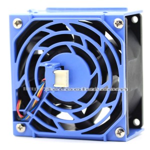 Delta 8CM 8038 FFB0812EHE DC12V 1.35A 4 Wires 4 Pins PWM Server Case Fan with blue bracket