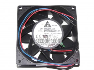 Delta 9038 9CM PFB0948EHE 5E51 48V 0.26A 3Wire Cooler Fan