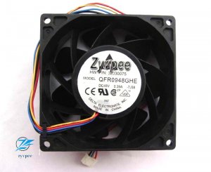 90MM Delta 9038 QFR0948GHE 48V 0.39A Ball bearing  9CM Cooling Fan