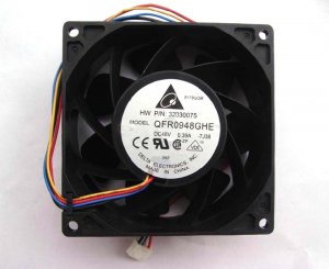 90MM Delta 9038 QFR0948GHE 48V 0.39A Ball bearing  9CM Cooling Fan