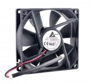 Delta 90mm AUB0912VH 12V 0.60A 2 Wires 2 Pins Cooling Fan 90x25mm