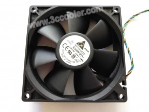 Delta 9225 9CM AUB0912VH 12V 0.6A 4 Wire Cooler Fan