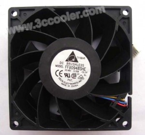 Delta 9038 9CM FFB0948SHE SP00R 48V 0.3A 4 Wires Cooler Fan