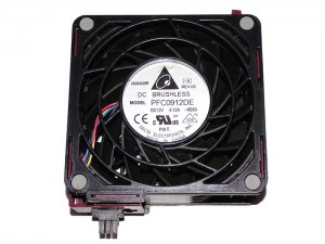 Delta 9238 PFC0912DE -8E63 12V 4.32A Cooler Fan with Red Bracket