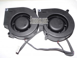 2 Pcs /group Delta 9733 10CM BFB1012VH -4C1R 12V 2.7A 3 Wires 6 Pins centrifugal cooler server fan