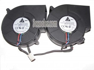 2 Pcs /group Delta 9733 10CM BFB1012VH -4C1R 12V 2.7A 3 Wires 6 Pins centrifugal cooler server fan