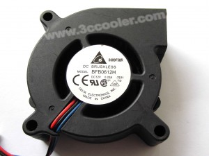 Delta 6025 6CM BFB0612H 12V 0.22A 3 Wires Blower Cooler Fan