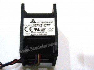 Delta 40*50*34MM GFB0412VHF F00 12V 0.54A 6 Wires Cooler Fan