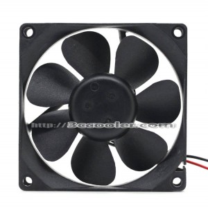 Delta/FONSAN 8CM 8025 DFB0812L 12V 0.08A 2 Wires 2 Pins Case Fan