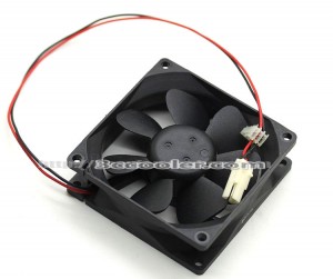 Delta/FONSAN 8CM 8025 DFB0812L 12V 0.08A 2 Wires 2 Pins Case Fan