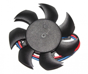 EVERCOOL 5010 EC5010M12S 12V 0.09A 3 Wires 3 Pins 7 Blade VGA Cooling fan