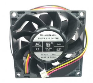 8cm EFC-08H12W-AF01 12V 80mm 1.5A 3Wire Cooling Fan 80x80x38mm EFC-08H12W