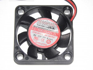 EVERCOOL 3007 EC3007SH12C 12V 0.14A 2 Wires 2 Pins Square Cooler fan