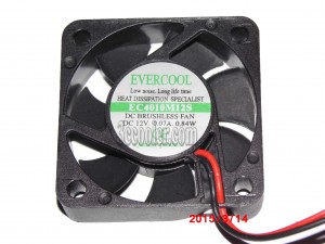 EVERCOOL 40*10mm 4CM EC4010M12S 12V 0.07A 0.84W 2 wires 2 pins Case Fan Router Switch Cooler