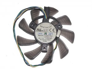 EVERFLOW T129215SU 12V 0.5A 4 wires 4 pins VGA Fan INNOVISION GTX460 UNIKA GTX460 DDR5 graphics card cooler