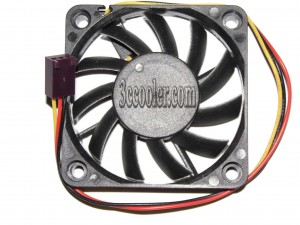 EVERFLOW 60*10mm 6CM R126010BU 12V 0.35A 3 wires 3 pins Case Fan cpu cooler