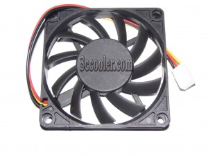 EVERFLOW 70*10mm 7CM R127010DM 12V 0.25A 3 wires 3 pins Case Fan cpu cooler