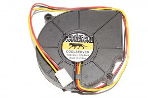 EVERFLOW 7515 B127515BU 12V 0.8A 3 Wires 1U Server Blower Cooling