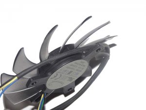 EVERFLOW 8010 T128010SH 12V 0.25A 4 wires 4 pins brown & transparent frameless vga fan graphics card cooler