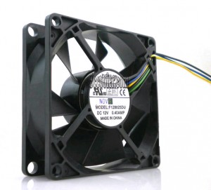 EVERFLOW 80*25mm 8CM F128025DU 12V 0.4A 4 wires 4 pins Case Fan cpu cooler