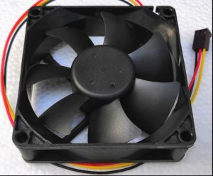 EVERFLOW 80*25MM R128025DL 12V 0.1A 3 wires 3 pins 8cm case fan cooling fan