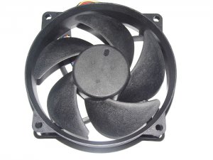 92*25MM F129025SU DC 12V 0.38A 4 Wires 4 Pins 8 Mounting-hole Circular DC Fan CPU Cooling