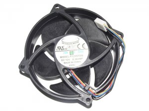 92*25MM F129025SU DC 12V 0.38A 4 Wires 4 Pins 8 Mounting-hole Circular DC Fan CPU Cooling