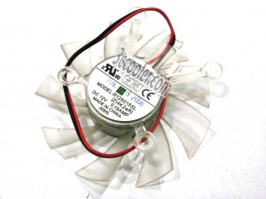 EVERFLOW R128015SL(ZI4K2aR)12V 0.19A 2 Wires 4 Mounting-hole Frameless VGA Fan