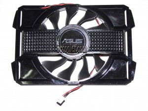 EVERFLOW R128015SM 12V 0.25A 2 wires 2 pins Black bracket vga fan graphics card cooler