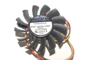 EVERFLOW T125010BU AI260aR 12V 0.32A 6500RPM 3Wire Video Fan