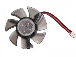 EVERFLOW T125010SL GV-N620D3-1GL 12V 0.13A 2 wires 2 pins vga fan graphics card cooler