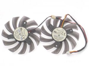 Everflow 8CM T128010SH EBR Twins 12V 0.25A Frameless cooler fan