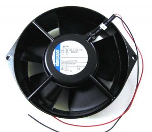 Ebmpapst 172MM 7214N DC24V 12W 2 Wires Metal Frame Axial Flow Fan 172x150x55mm