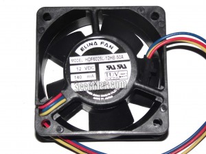 Elina Fan 60*25mm 6CM HDF6025L-12HB-50A 12V 140mA 3 wires 3 pins Case Fan cpu server cooler