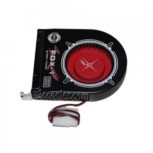 Evercool FOX-1 12V 2Wire 2200RPM 28dBA 42CFM Chassis system fan 100 x 90 x 22