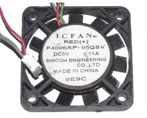 Shicoh ICFAN 4006 4CM F4006AP-05QSV 5V 0.11A 2 Wires Laptop Fan