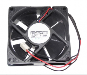 NONOise 8025 8CM F8025X24D-C 24V 0.26A 2 Wires Cooling Fan