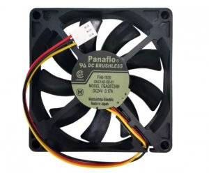 Panaflo 8015 FBA08T24H RH7-1630 9B23A71 24V 0.19A 3 Wires 8CM Cooling Fan