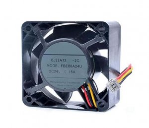 60MM FBE06A24U 24V 0.16A 3 Wires 3 Pins 60mm Inverter Cooling Fan 60x25mm